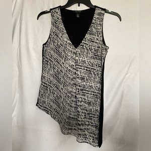 White House Black Market Asymmetrical Tank Top